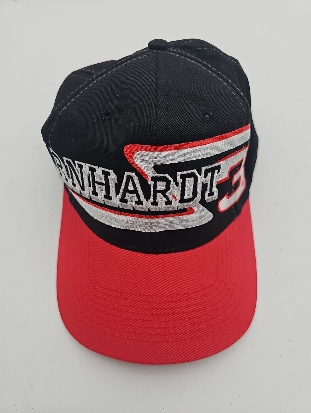 Vintage Dale Earnhardt NASCAR Racing Hat Cap Deadstock Black Sewn Logo 90s New